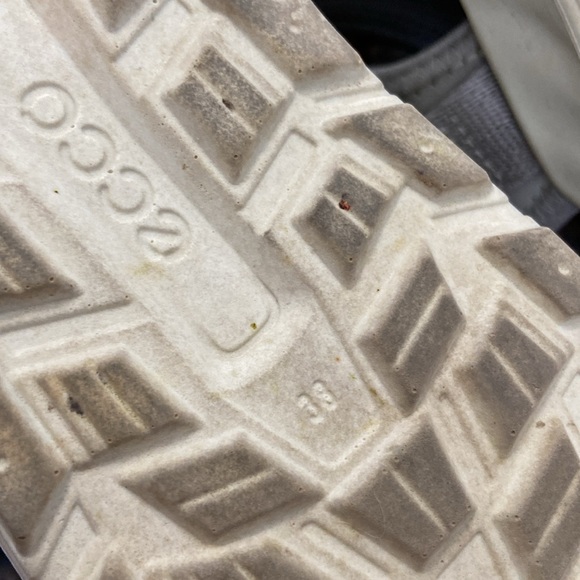 Ecco- phorene- size 38- gray-3 velcro adjustable straps - Picture 6 of 8